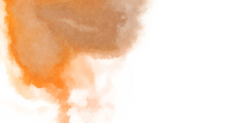 Abstract colorful watercolor on white background. Digital art painting.