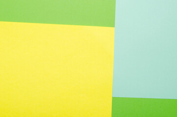 Texture background trendy colors: green, blue and yellow. Abstract. Place for text.