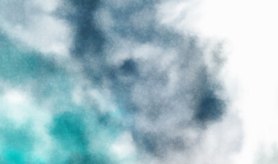 Watercolor painted background. Abstract Illustration wallpaper. Brush stroked painting. 2D Illustration.