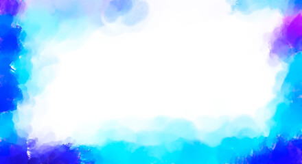 Watercolor strokes on surface. Artistic background image. Abstract painting on canvas. Brushstrokes. Contemporary art. Colorful texture of hand made artwork. Modern painting.