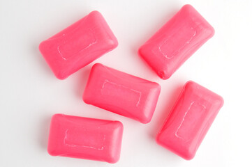 Soap for household use on a white background