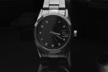 An expensive luxury watch For business people