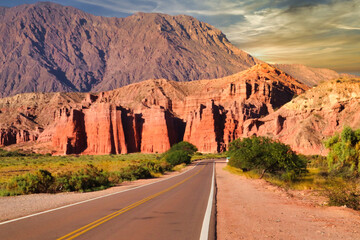 paisaje salta argenina montañas caminos