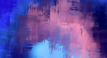 Obraz premium Background with crossed wild brush strokes. Colorful and vibrant illustration. Painted art. Creative abstract painting.