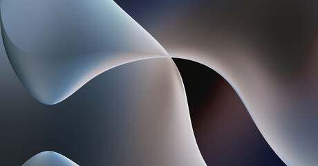 Abstract background. Fluid color gradient waves, with dynamic motion. Neon colorful abstract design of light waves. Illustration For Wallpaper, Banner, Background, Card, Book Illustration, website.