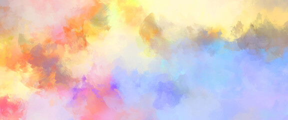 Artistic vibrant and colorful wallpaper.Brushed Painted Abstract Background. Brush stroked painting.