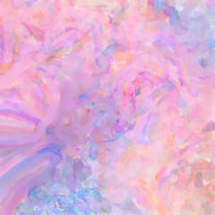 Watercolor abstract painting with pastel colors. Soft color painted illustration of calming composition for poster, wall art, banner, card, book cover or packaging. Modern brush strokes painting.