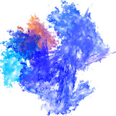 Brushed Painted Abstract Background. Brush stroked painting. Strokes of paint. 2D Illustration.