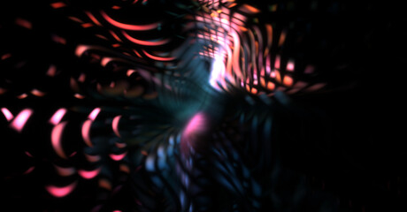 Light particle trails. Light explosion star with glowing particles and lines. Beautiful moving abstract rays background.