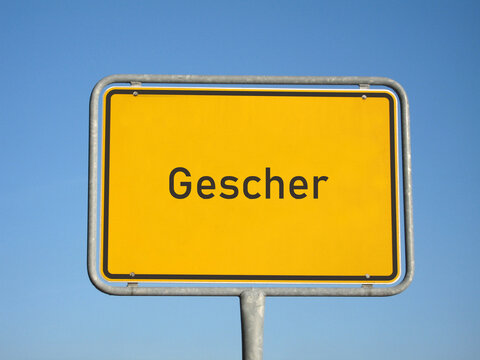 Ortsschild Gescher
