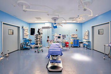 Arrangement of medical equipment in operation room of hospital