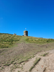 Fototapeta na wymiar Guernsey Channel Islands, L'Ancresse Loophole Tower no 5