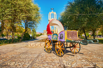 The old carriage, Kerman, Iran
