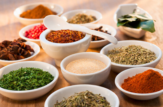 Variety of spices