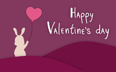 Valentine's day greeting card