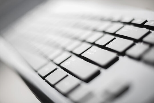 Detail of computer keyboard