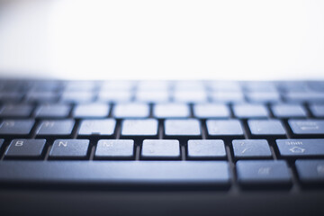 Detail of computer keyboard