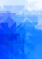 Overlapping design with triangles background. Abstract geometric wallpaper. Geometrical colorful triangular shapes.