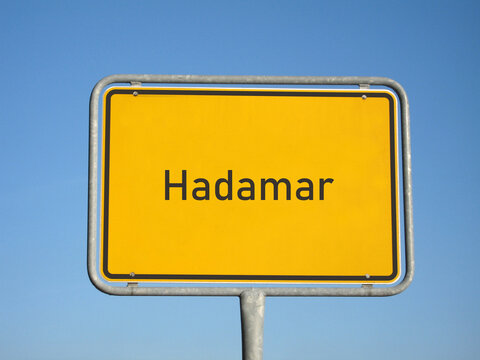 Ortsschild Hadamar