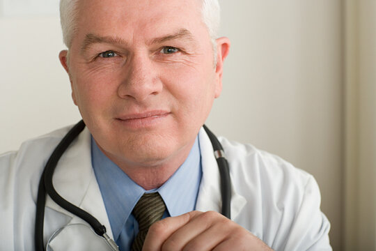 Portrait of male doctor