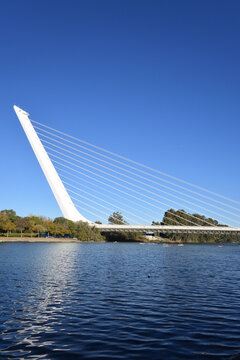 Alamillo Bridge, Sevilla, Spain, Europe