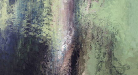 Modern art. Colorful contemporary artwork. Color strokes of paint. Brushstrokes on abstract background. Brush painting. Unique wall art.