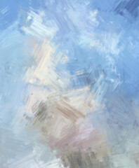 Obraz premium Brushed Painted Abstract Background. Brush stroked painting. Artistic vibrant and colorful wallpaper..