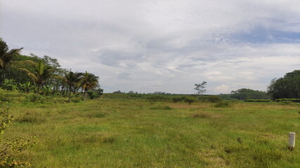 wide meadow with beautiful mountain views and cool