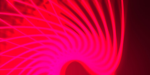 Neon colorful abstract design of light waves. Digital background with neon light glowing effect. Bright rays wallpaper.