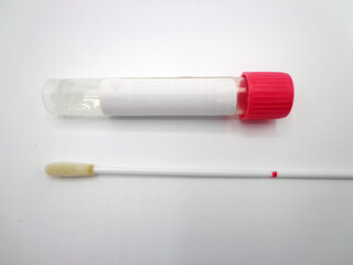 PCR test, isolated in white