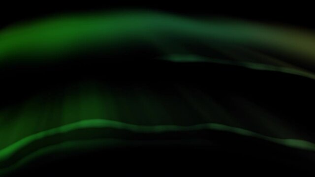 Aurora Borealis Animation Loop  Green Arch Northern Lights