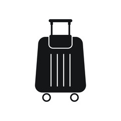 Travel bag icon design. isolated on white background