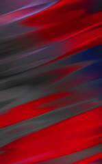 Fototapeta premium Cool background with vibrant waves of color. 2D illustration of wavy motion. Swirly colorful vibrant shapes. Abstract conceptual wallpaper.