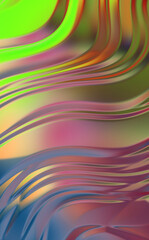 Abstract background. Colorful wavy design wallpaper. Graphic illustration.