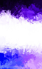 Artistic abstract background. Texture painted wallpaper. Creative illustration with strokes of paint. Brush pattern painting.