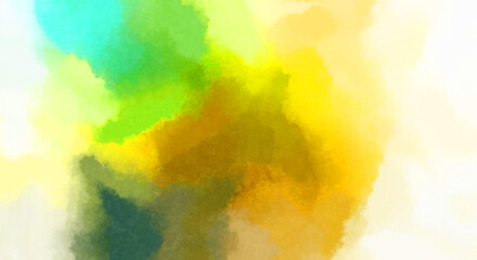 Watercolor painted background. Abstract Illustration wallpaper. Brush stroked painting. 2D Illustration.