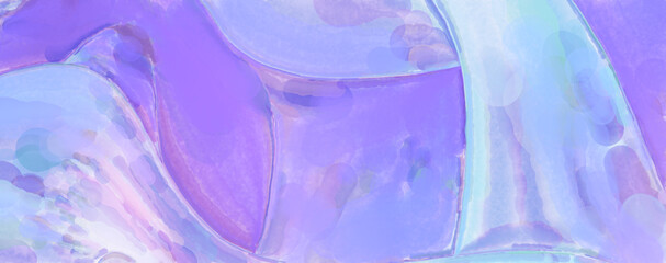 Modern brush strokes painting. Watercolor abstract painting with pastel colors. Soft color painted illustration of calming composition for poster, wall art, banner, card, book cover or packaging.