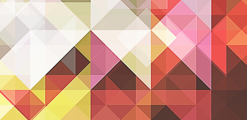 Overlapping design with triangles background. Abstract geometric wallpaper. Geometrical colorful triangular shapes.