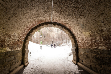 tunnel in the fortress