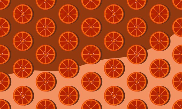 seamless pattern oranges
