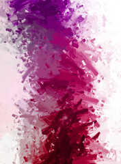 Artistic abstract background. Texture painted wallpaper. Creative illustration with strokes of paint. Brush pattern painting.