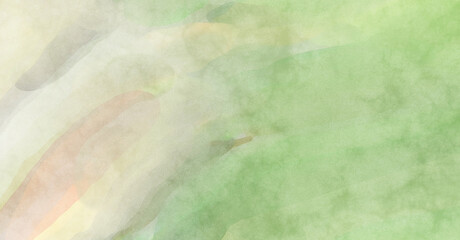 Obraz premium Watercolor abstract painting with pastel colors. Soft color painted illustration of calming composition for poster, wall art, banner, card, book cover or packaging. Modern brush strokes painting.