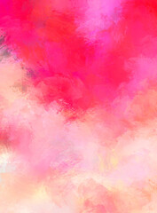 Artistic abstract background. Texture painted wallpaper. Creative illustration with strokes of paint. Brush pattern painting.