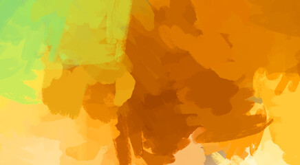 Brushed Painted Abstract Background. Brush stroked painting. Artistic vibrant and colorful wallpaper.