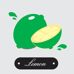 illustration of a lemon