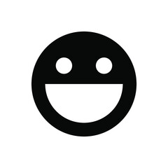 Fototapeta premium Happy face icon