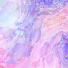 Contemporary art. Colorful texture of hand made artwork. Modern painting. Watercolor strokes on surface. Artistic background image. Abstract painting on canvas. Brushstrokes.