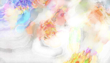 Brushed Painted Abstract Background. Brush stroked painting. Strokes of paint. 2D Illustration.