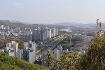 view of the city