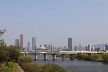 Deurstickers National Assembly building in Yeouido, South Korea © MIJA